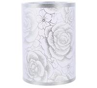 EXHUMKY Abat-jour Droit Tissu Élégant pour Lampe de Table Lampe de Chevet et Salon Design Moderne Simple Hauteur Couverture Éclairage Décorative Polyvalente