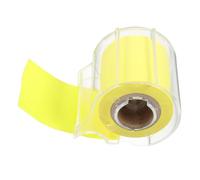 EXHUMKY Accessoire de Note Autocollant Rouleau de Note Adhésif Jaune Ruban Entièrement Collant Pouvant être Appliqué sur Toutes Surfaces pour Usage Domestique