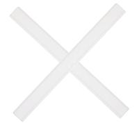 EXHUMKY Bandes De Caoutchouc De Raclette en Silicone 25 Cm Blanc 2 Pièces Remplacement Flexible pour Raclette à Vitre Nettoyage Fenêtres Bain Usage