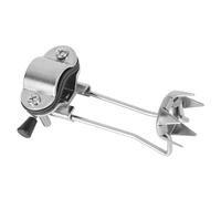 EXHUMKY Bâtons de randonnée Crampons en Acier Inoxydable, Outil Alpinisme, Griffe de Marche sur Glace, Fixation Incluse, pour Trekking et Terrain Glissant