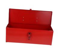 EXHUMKY Boîte à Outils Vide Métal avec Loquet Boîte De Rangement Robuste pour Outils pour Bricolage