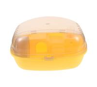 EXHUMKY Cage à Hamsters Lit pour Chien Résistant à La Rongeur Cage pour Chien Clôture pour Chien Maison De Hamster Cobaye Petit Porteur De Hamster Cage à Écureuil Abdos Yellow