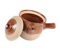 EXHUMKY Casserole Terre Cuite Traditionnelle pour Médecine Chinoise Pot de Cuisson à Haute Température Pratique pour Infusions et Scalding et Facile à Nettoyer