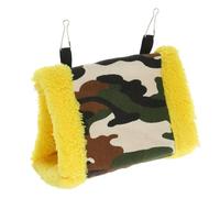 EXHUMKY Hamac Suspendu pour Oiseaux Nid Douillet Respirant pour Calopsittes Et Petits Oiseaux Maison Hiver Confortable Camouflage