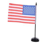 EXHUMKY Lot De 10 Drapeaux De Bureau Décoration D'Intérieur Base De Drapeau Petits Drapeaux Bâtons Support De Drapeau De Table