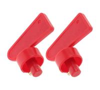 EXHUMKY Lot de 2 Interrupteurs de Déconnexion de Batterie de Voiture oupe-circuit en Plastique pour Bateau, Camping-car et Camion, Contrôle Électrique Sécurisé et Facile
