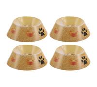 EXHUMKY Lot de 4 Souvenirs pour Animaux de Compagnie disparus : Petite gamelle en Papier pour Chien ou Chat - Article commémoratif pour deuil - pour funérailles