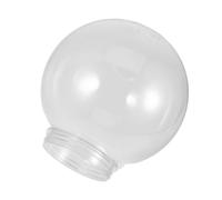 EXHUMKY Lustre Boule Acrylique Transparent pour Éclairage Extérieur Globe de Remplacement pour Lampadaires Appliques Murales et Luminaires de Jardin