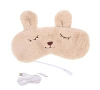EXHUMKY Masque Chauffant Pour Yeux Avec Contrôle De Température Usb Compresse Chaude Décorative Pour La Oculaire Coussin De Sommeil Pour Maison Voyages