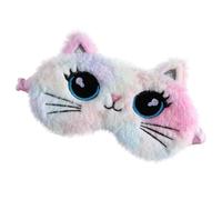 EXHUMKY Masque De Sommeil Peluche Bandeau Pour Yeux Cache-yeux Pour Dormir Masque Pour Yeux