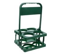 EXHUMKY Panier à Pliable Vert Support de Bouteilles Réutilisable Porte Bouteilles Pratique pour Barbecue Pique et Utilisation Quotidienne