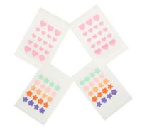 EXHUMKY Patch Hydrocolloïde Anti-boutons Pour Visage 40 Pièces Motifs Fleurs, Étoiles Et Cœurs, Taille Petite, Soin Quotidien Visage, Peau Sensible, Usage Voyage