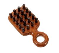 EXHUMKY Peigne Bois Large Antistatique Pour Massage Du Chevelu Peigne Bois De Santal Pour Démêlage Et Soin Capillaire Confortable Et