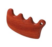 EXHUMKY planche à gratter outil de grattage du bois appareil de massage en bois outils de sculpture du corps en bois outil Body Gua Sha outil facial gua sha Brown