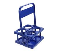 EXHUMKY Porte Bouteilles Pliable pour Organisateur de Bouteilles de Vin Portable Panier à et Compact avec Poignée pour Transport Facile pour Pique Événements Plein Air Bleu