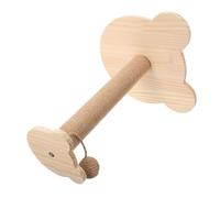 EXHUMKY Poteau à Griffer pour Chat Sisal Naturel Griffoir Réutilisable Et Amusant pour Chats Intérieur pour Exercices Quotidiens Et Détente Design Adorable avec Boule Suspendue Et Base