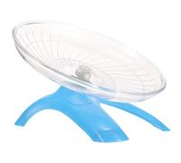 EXHUMKY Roue de Course Silencieuse pour Hamster Gerbille Jouet d'exercice pour Petits Animaux 28 CM en Plastique de Base Antidérapante