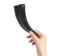 EXHUMKY Serrage-tête Cornes de Taureau Noires DIY pour Fête Halloween | Plastique Léger, Finition Noire, Confortable à Porter, pour Thème Party et Costume Party, Style Unique