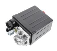 EXHUMKY Soupape de Compresseur D'air Noir Pression Réglable, Matériau Plastique et Cuivre Pur, Interrupteur Pratique pour Compresseur Européen 220/380v