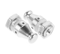 EXHUMKY Soupapes De Sécurité Autocuiseur Universelles 14 Mm Aluminium Haute Pression Lot De 2 Pièces pour Cuisson Sécurisée Et Remplacement Accessoire La Cuisine