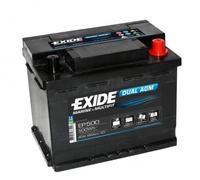 EXIDE BATTERIE EXIDE DUAL AGM EP500 12V 60AH 680A