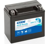 Exide Bike AGM batterie de moto 12V 12 Ah 200A