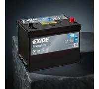 Exide EA754 Excell 12V 75Ah 630A batterie de voiture