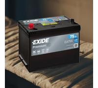 Exide EA755 Premium Carbon Boost 12V 75Ah 630A batterie de voiture incl. 7,50€ consigne
