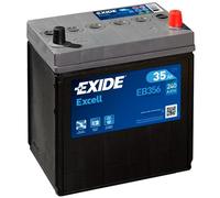 EXIDE EB356 EXCELL Batterie de Démarrage 12V 35Ah 240A EN pour HYUNDAI i10 (PA)