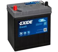 EXIDE EB357 Excell Batterie de Démarrage 12V 35Ah 240A EN pour NISSAN PIXO (UA0)