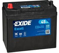 Exide EB455 Excell 12V 45Ah 300A batterie de voiture incl. 7,50€ consigne