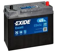 EXIDE EB456 Excell Batterie de Démarrage 12V 45Ah 330A EN pour HYUNDAI
