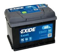 Exide Batterie de voiture Excell EB602 12 V 60 Ah 540 A