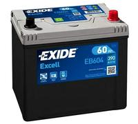 EXIDE EB604 Excell Batterie de Démarrage 12V 60Ah 480A EN pour HYUNDAI i30 (FD)
