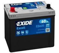 EXIDE EB605 EXCELL Batterie de Démarrage 12V 60Ah 480A EN pour VW Taro Pickup
