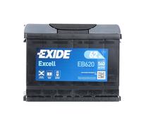 EXIDE Excell EB620 Batterie de Voiture 62Ah 540A