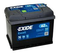 EXIDE EB621 EXCELL Batterie de Démarrage 12V 62Ah 540A EN pour OPEL ANTARA