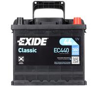 EXIDE EC440 Classic Batterie de Démarrage 12V 44Ah 360A EN pour VW POLO (9N)