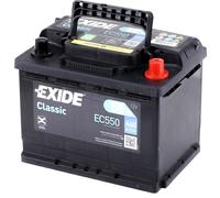 EXIDE EC550 Classic Batterie de Démarrage 12V 55Ah 460A EN pour VW Polo VI