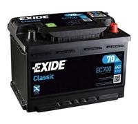 EXIDE EC700 Classic Batterie de Démarrage 12V 70Ah 640A EN pour VW Touran II