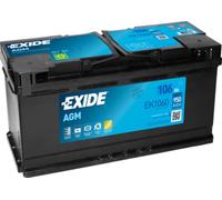 Batterie Auto Exide EK1060 AGM 106 AH 950 A 392 X 175 X 190 Mm