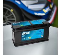 Exide EK1060 Start-Stop AGM 12V 106Ah 950A batterie de voiture incl. 7,50€ consigne