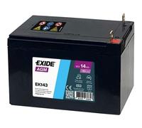 EXIDE EK143 AGM Auxiliary Batterie de Démarrage 12V 14Ah 80A EN