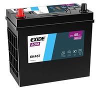 EXIDE EK457 STOP & START AGM Batterie de Démarrage 12V 45Ah 380A EN pour TOYOTA