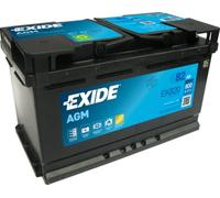 Exide EK820 Batterie Auto AGM 12V Plomb-Acide pour véhicules Start Stop et xEV - 82Ah 800A - Haute Performance