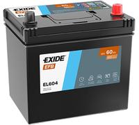 Exide El604-Batterie Voiture Efb-12 V 60ah 520a-Compatible Start And Stop
