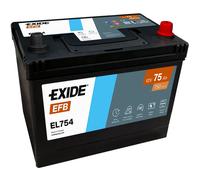 EXIDE EL754 EFB Batterie de Démarrage 12V 75Ah 750A EN pour OPEL Monterey A