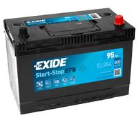 EXIDE EL954 Batterie Start&Stop EFB 12V 95Ah 800A droite B1 306x173x222 mm