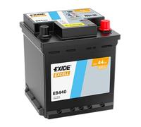 BATTERIE AUTO EXIDE EB440 44Ah 400A L0 12V (+ DR)