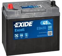 Exide Excell Eb455 Batterie De Voiture 45ah 330a